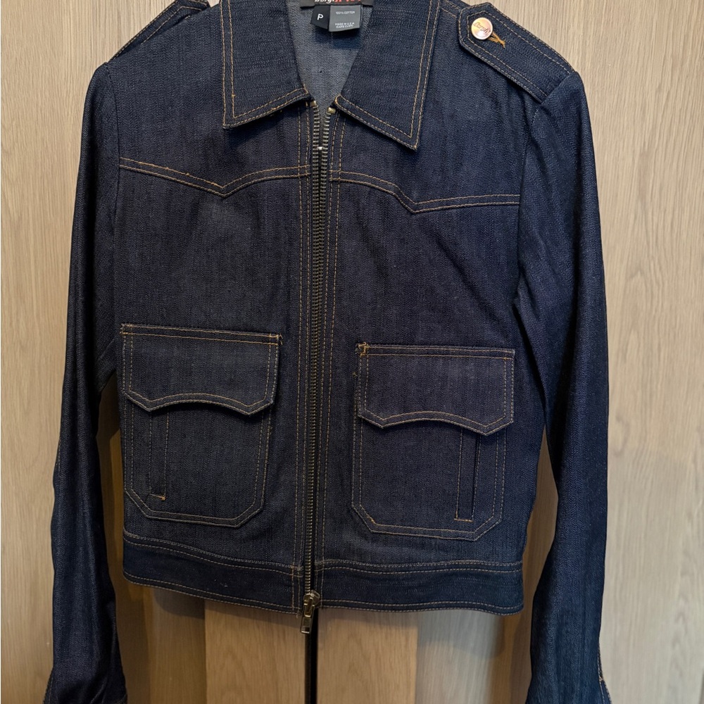 Vintage Woman’s Daryl K Jean Jacket, Size Petite/Small